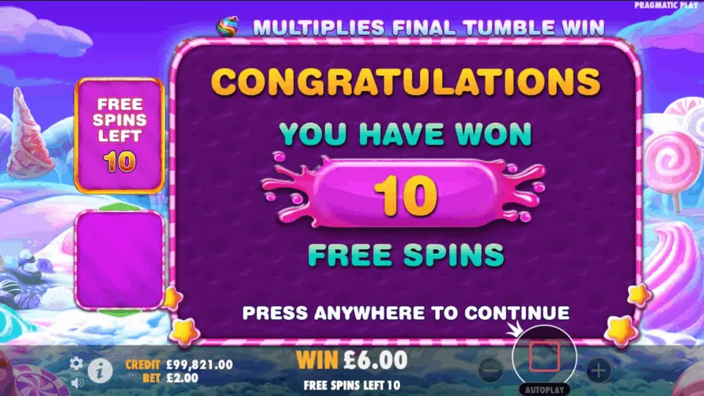 Sweet Bonanza ücretsiz spinler bonus turu kış wonderland teması ve çarpan bombalarıyla